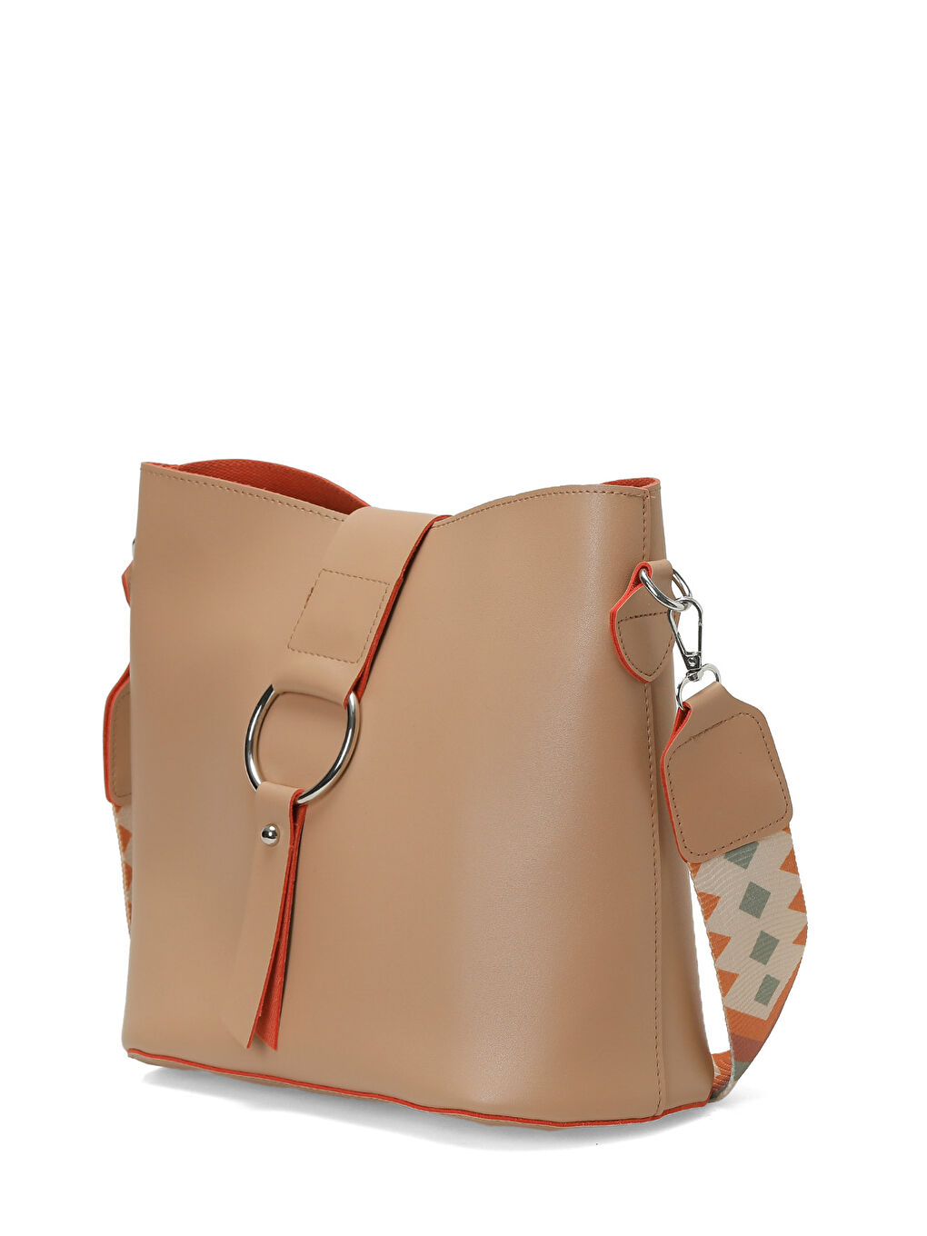 CLT RENKLI BUCKET OMZ 6FX Bej Kadın Omuz Çantası-2