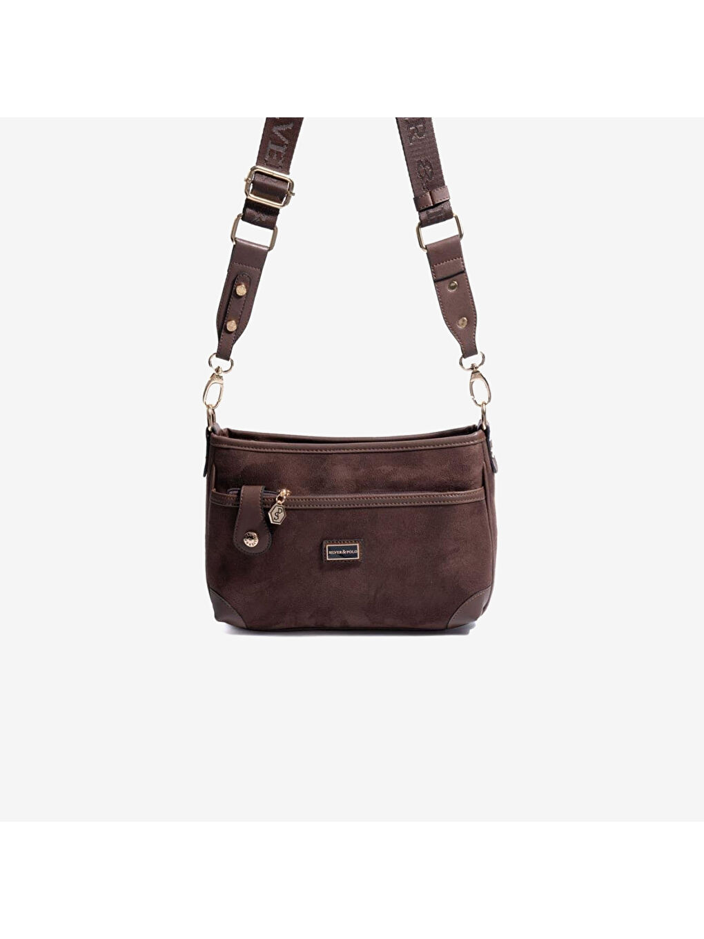 Kahverengi Kadın SP1160-M12 SILVER POLO Çapraz Çanta Kahve-Kahve-1