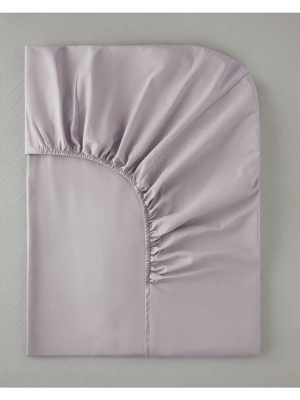 Novella Premium Pamuk Dokulu Çift Kişilik Lastikli Çarşaf 160x200 Cm Lila