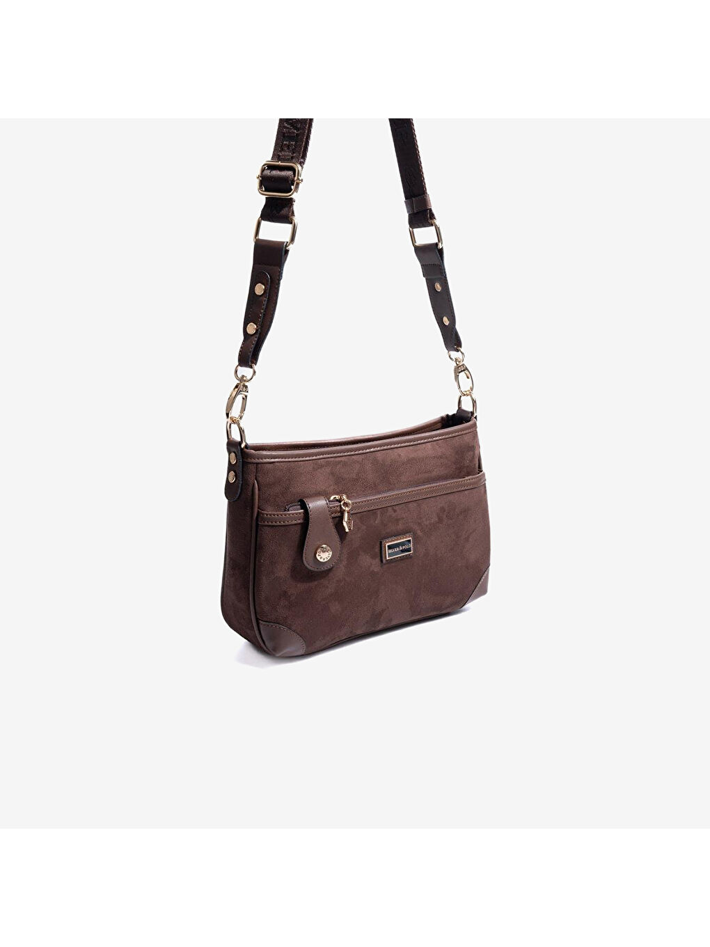 Kahverengi Kadın SP1160-M12 SILVER POLO Çapraz Çanta Kahve-Kahve-2