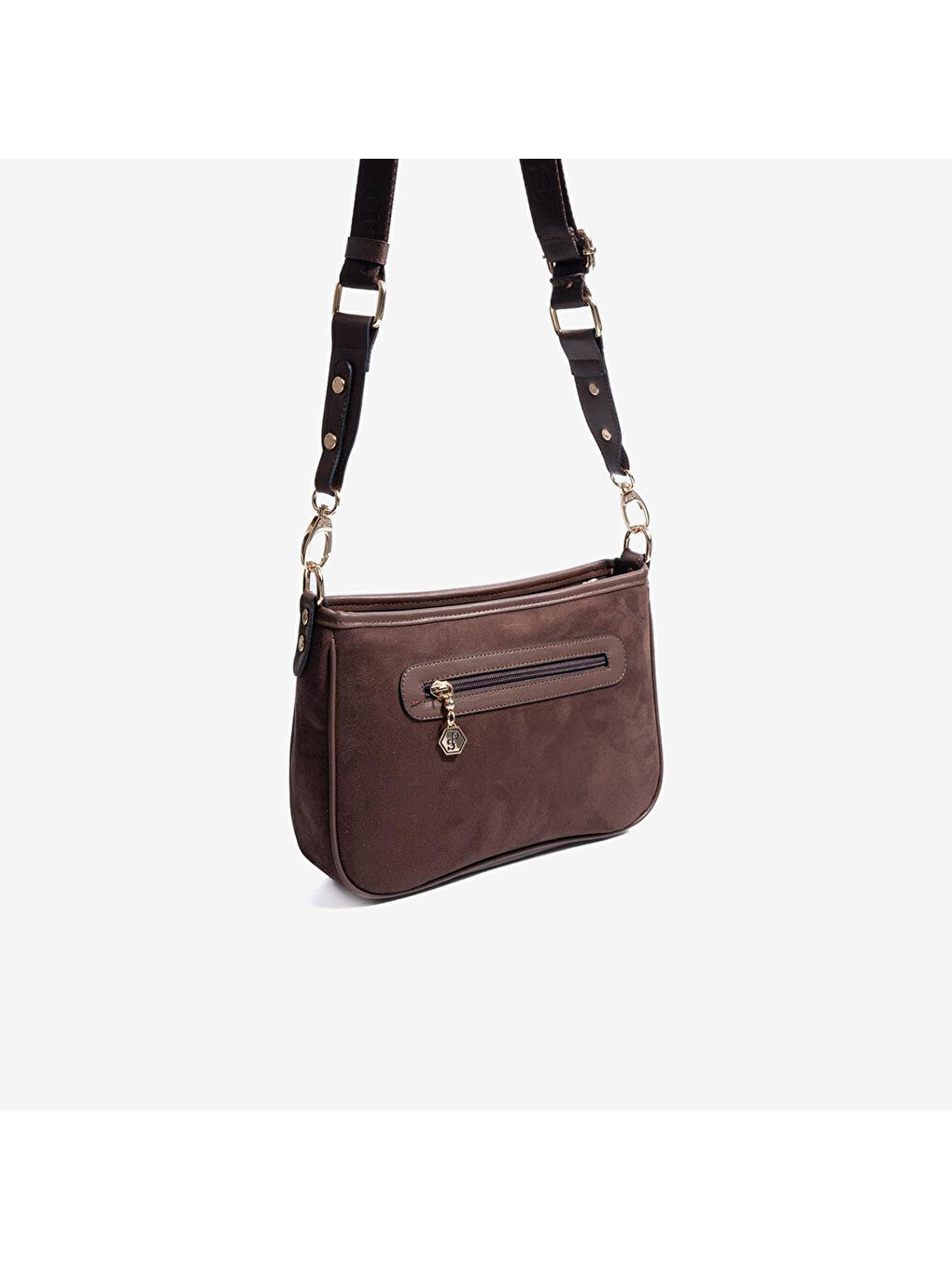Kahverengi Kadın SP1160-M12 SILVER POLO Çapraz Çanta Kahve-Kahve-4
