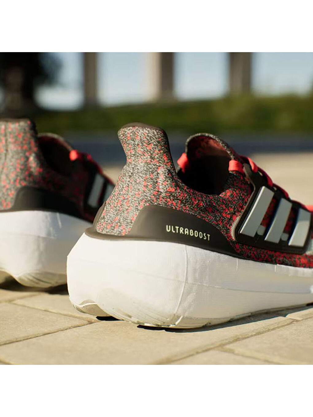 Kırmızı Ultraboost Light Erkek Yol Koşusu Ayakkabısı-8