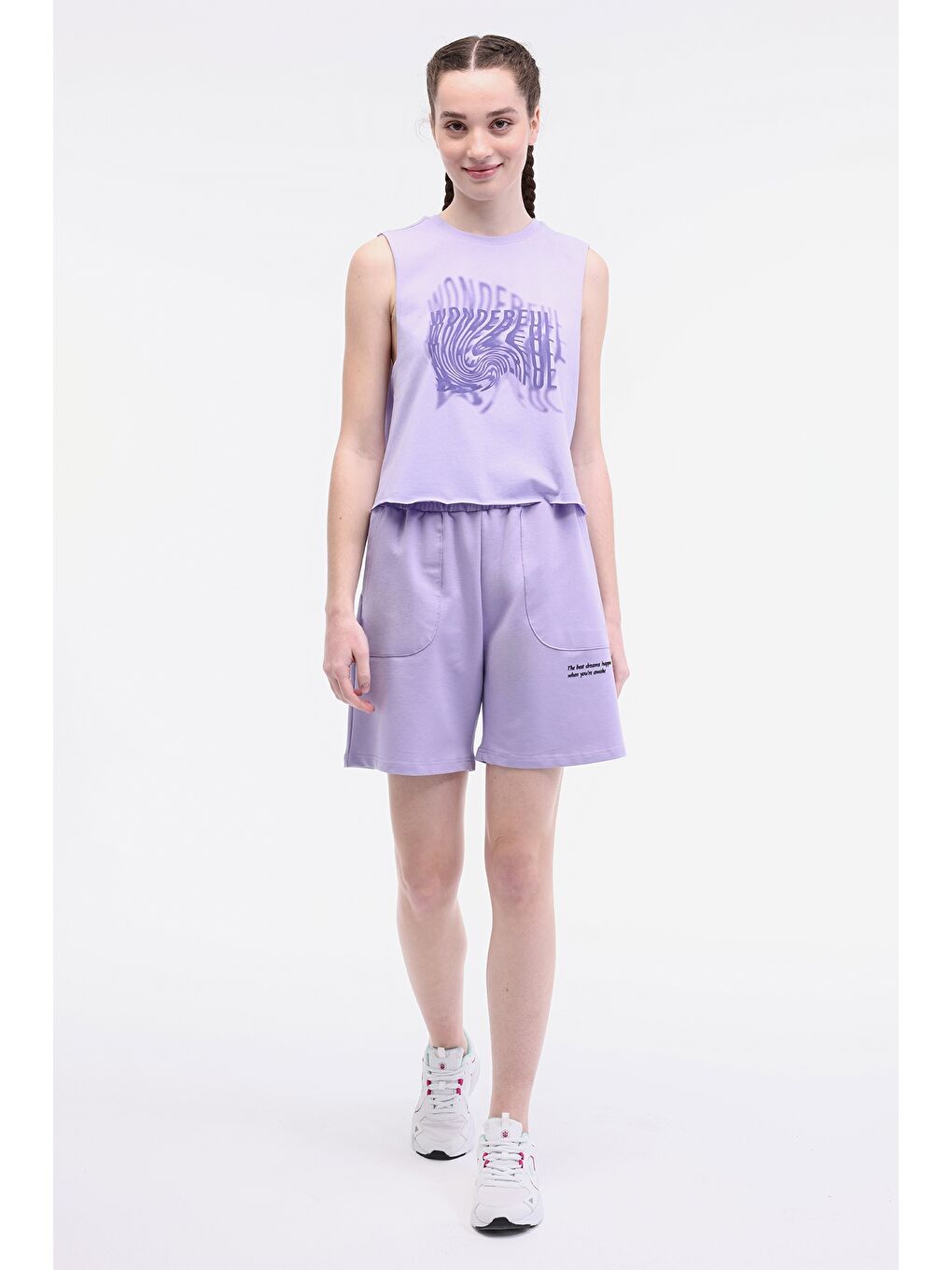 Mor WL BRONA 10F220 5FX Lila Kadın Atlet-2