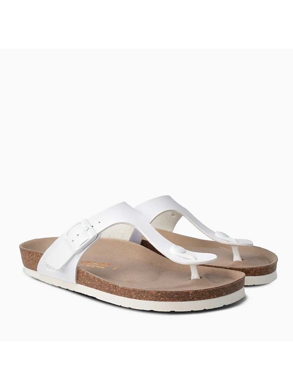 Beyaz Kadın Terlik ROSAS G104386 Vegan White-1