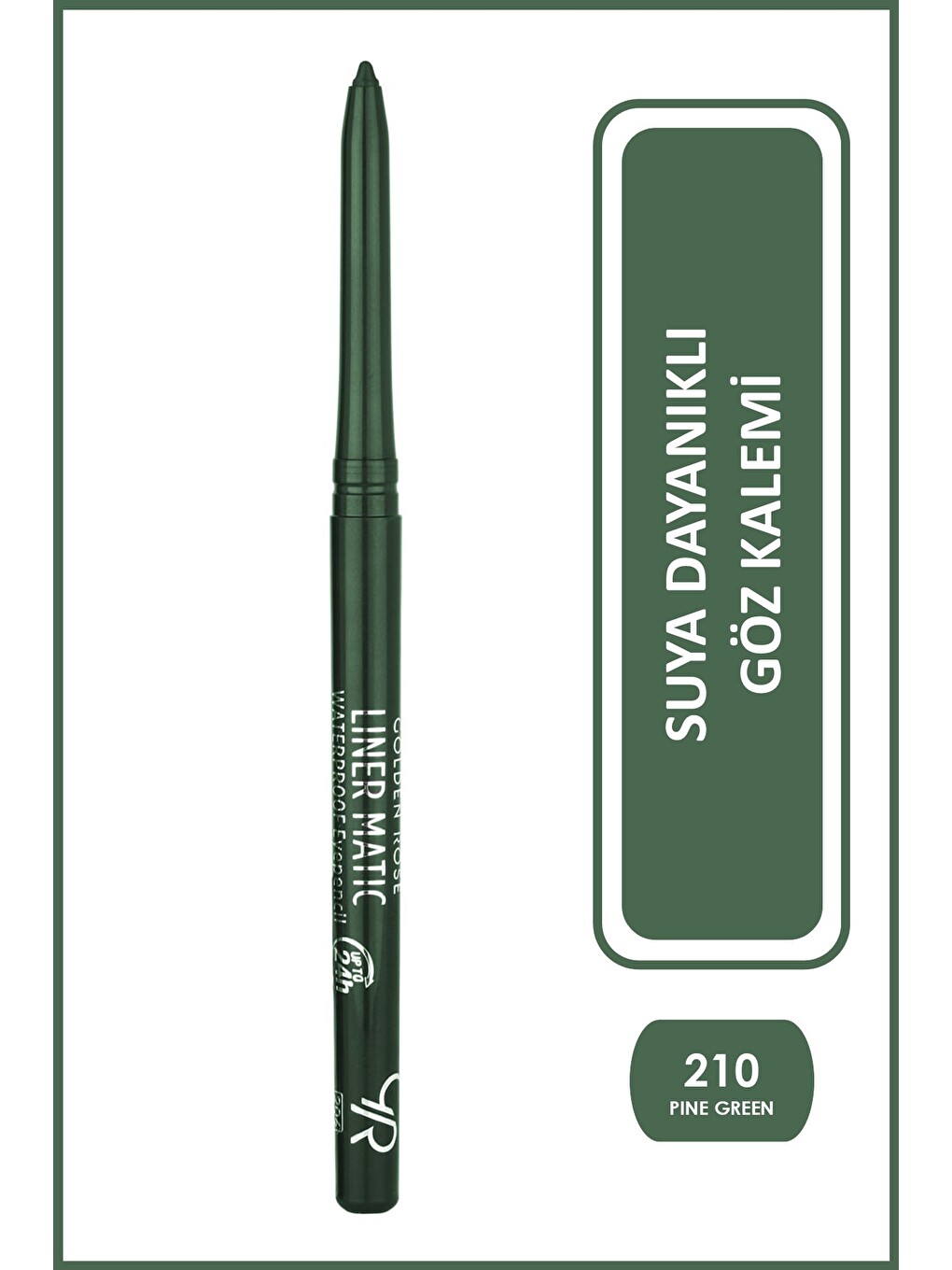 Liner Matic Waterproof Eyepencil - Suya Dayanıklı Göz Kalemi No:210 Pine Green
