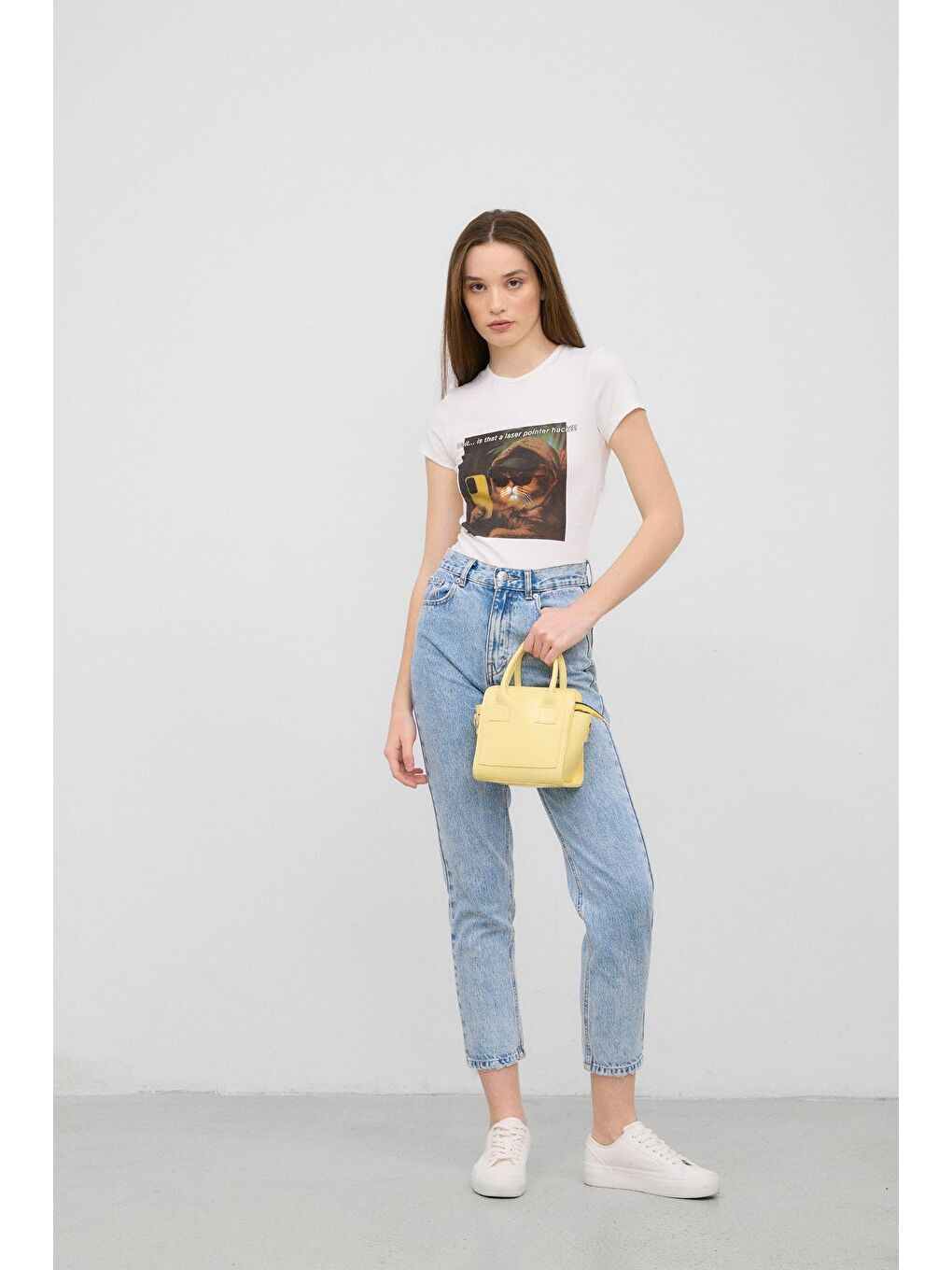 Simon El Ve Çapraz Çanta Sarı-2