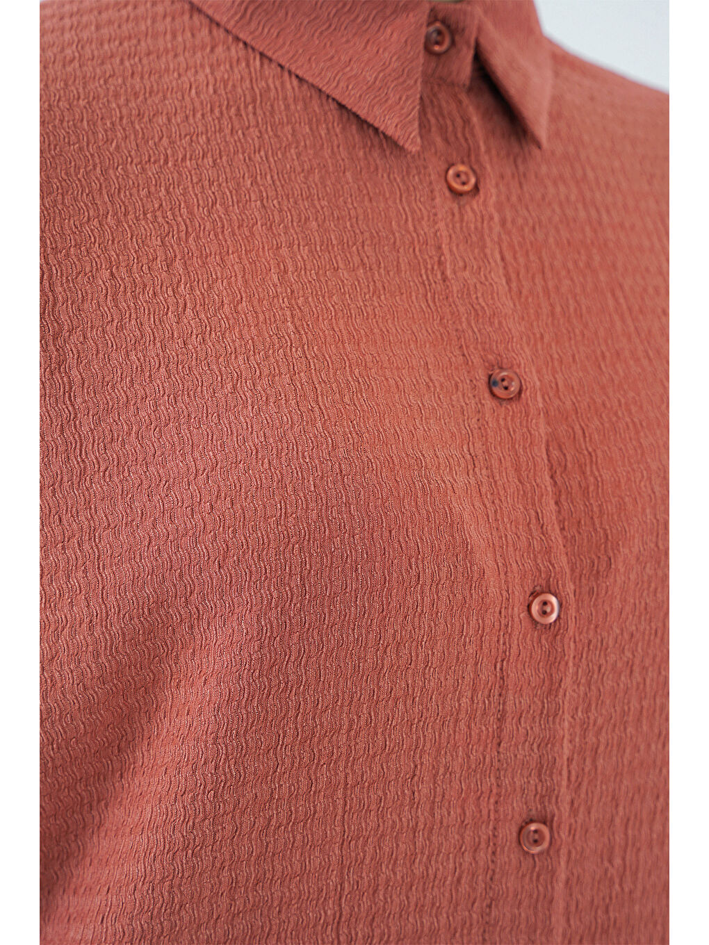 Pembe Kadın Örme Tesettür Alt Üst Takım 6711 - Gül Kurusu-5