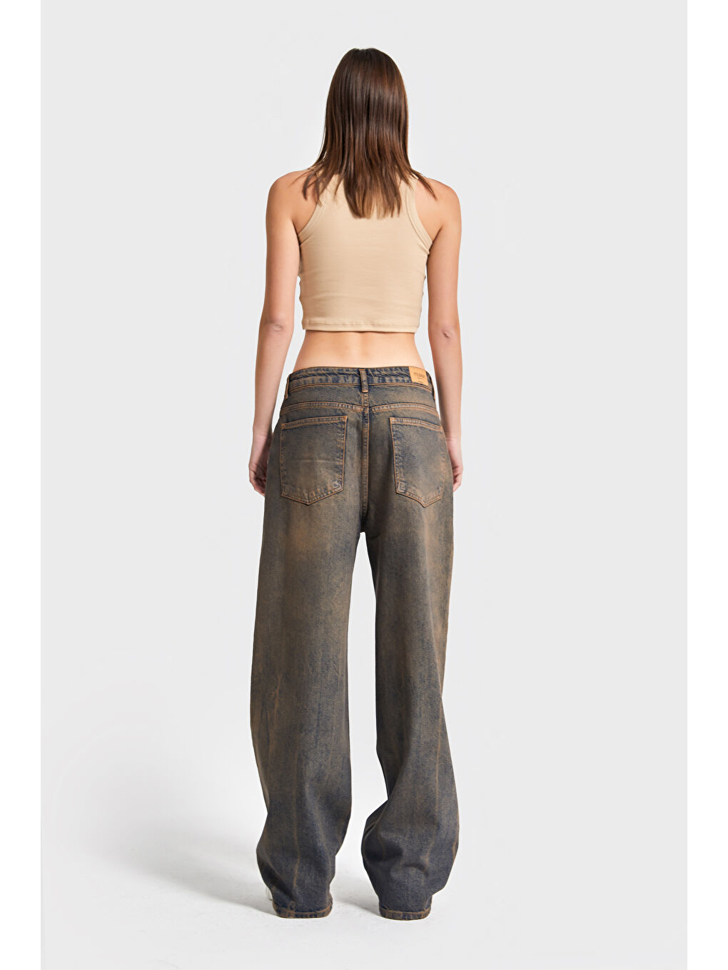 Mavi Kadın K.Tint Renk 35w5-85 Süper Baggy Fit Özel Tasarım %100 Pamuk Denim Jean-2