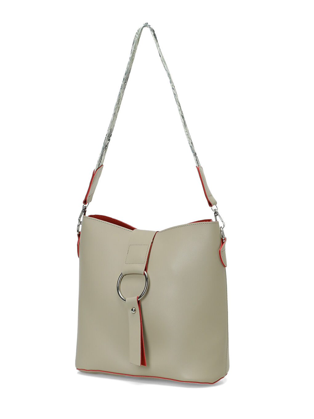 Yeşil CLT RENKLI BUCKET OMZ 6FX Mint Kadın Omuz Çantası-2