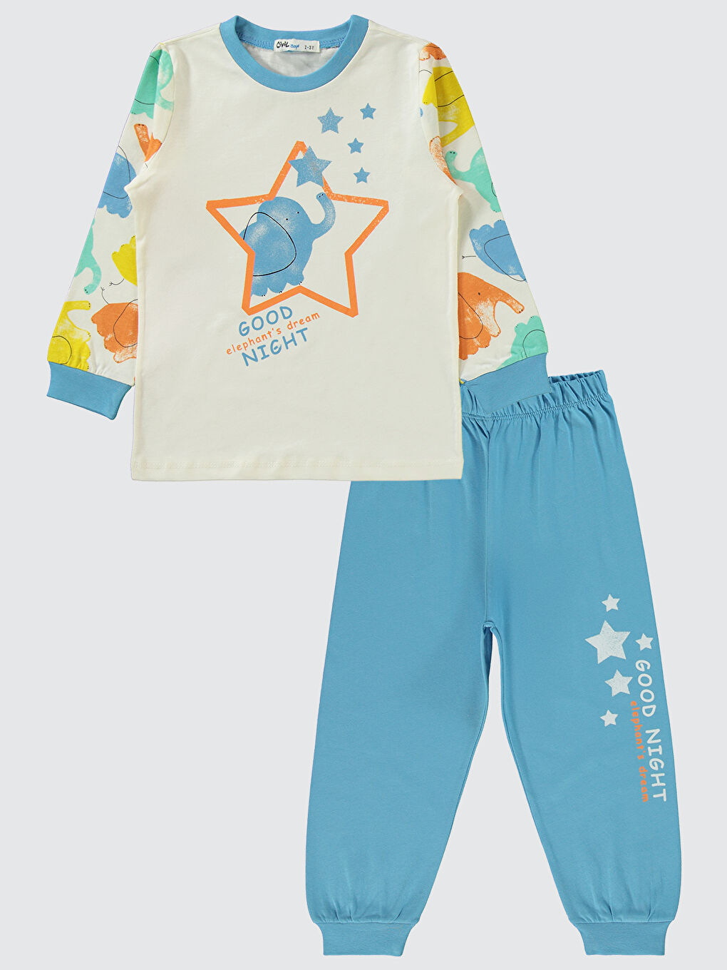 Boys Erkek Çocuk Pijama Takımı 2-5 Yaş Mavi