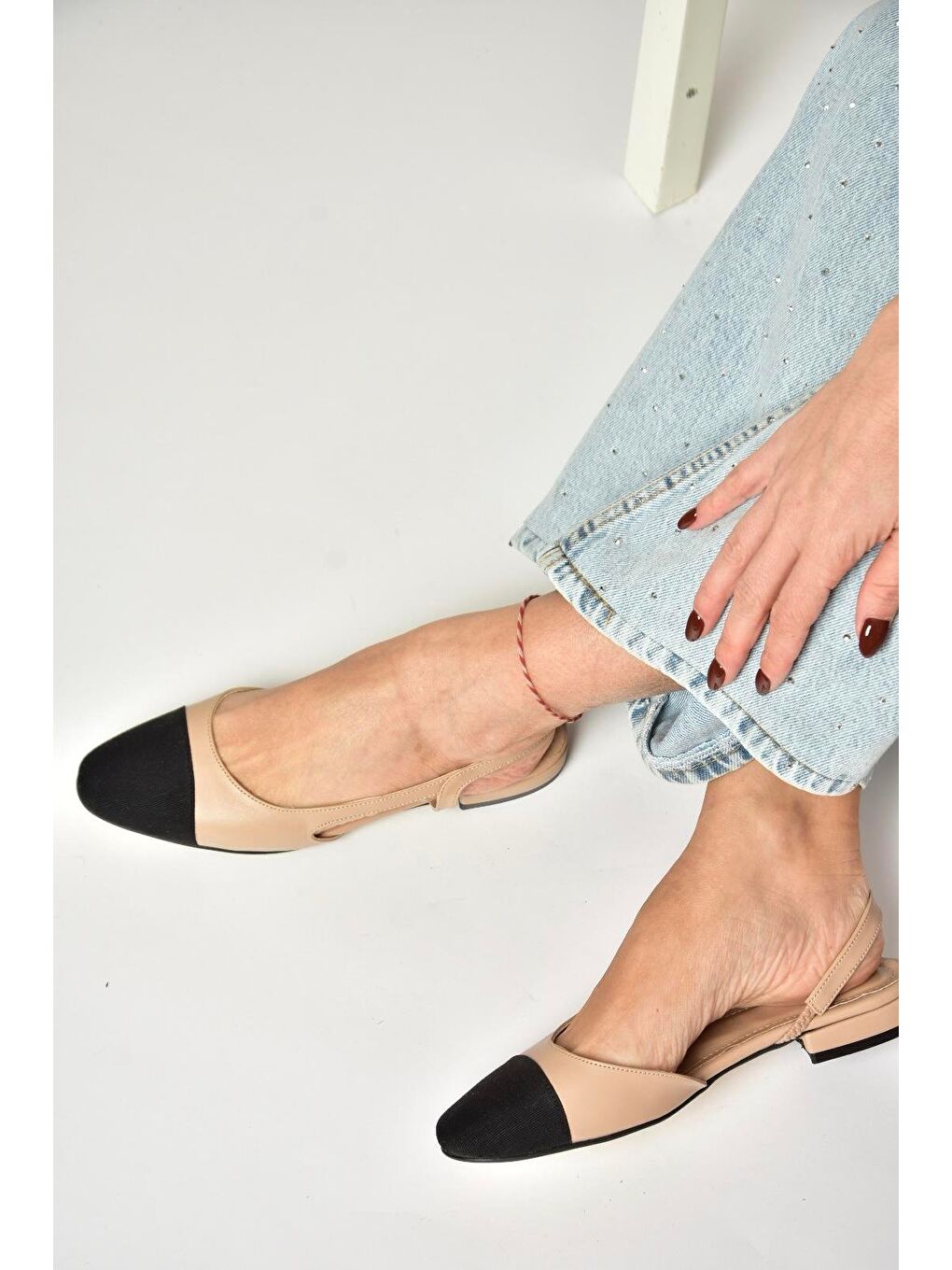 Bej U7255120 Ten Kadın Babet