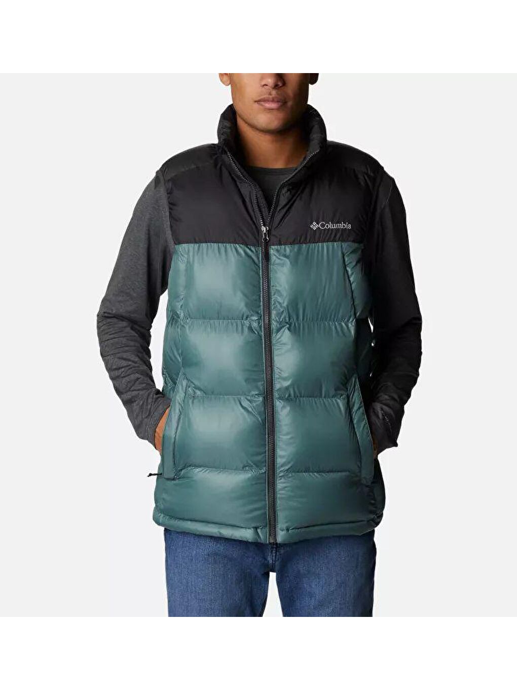 Columbia Yeşil Pike Lake Vest Erkek Yelek Yeşil WO0018-346