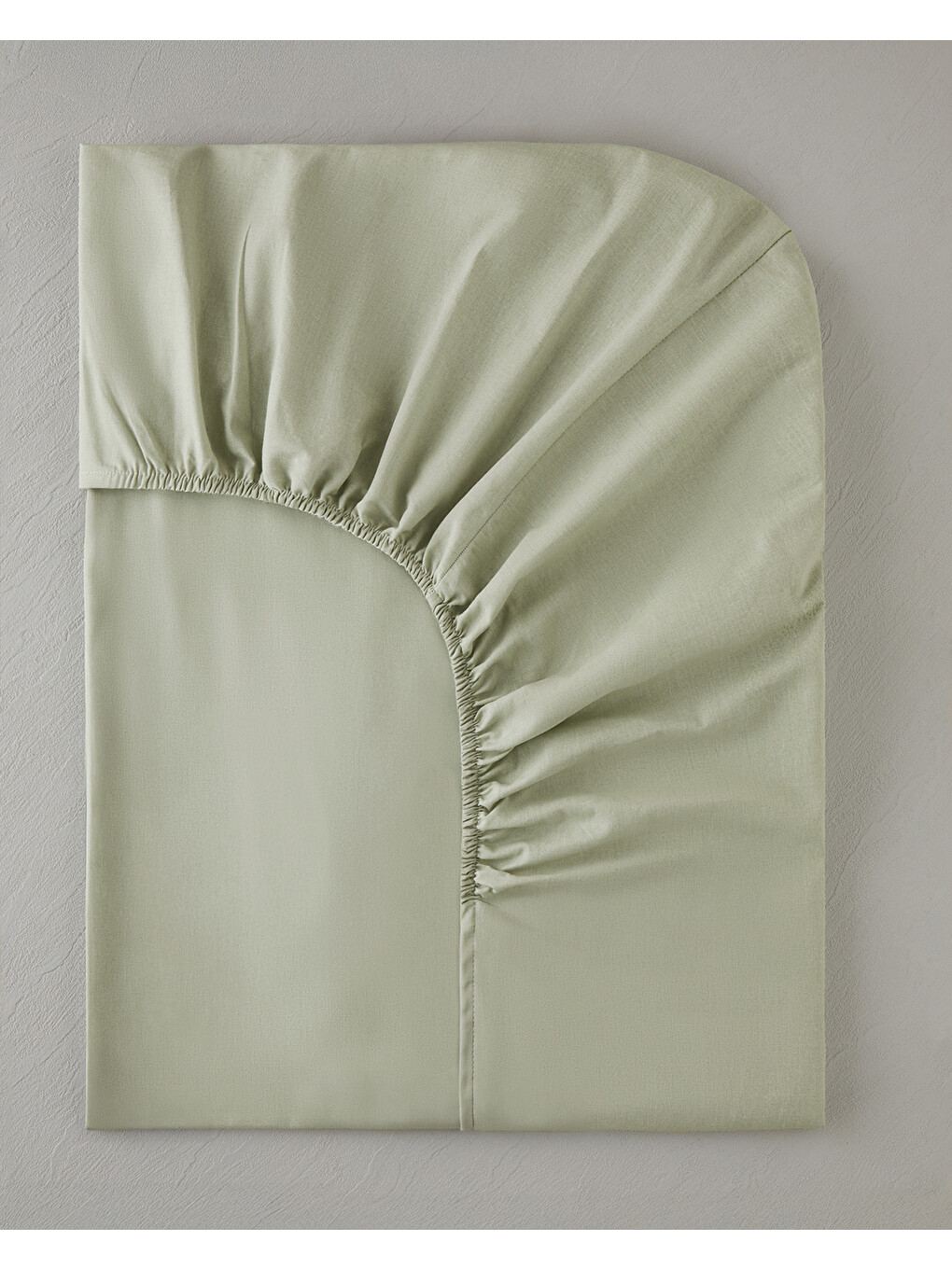 Novella Premium Pamuk Dokulu Çift Kişilik Lastikli Çarşaf 160x200 Cm Açık Yeşil