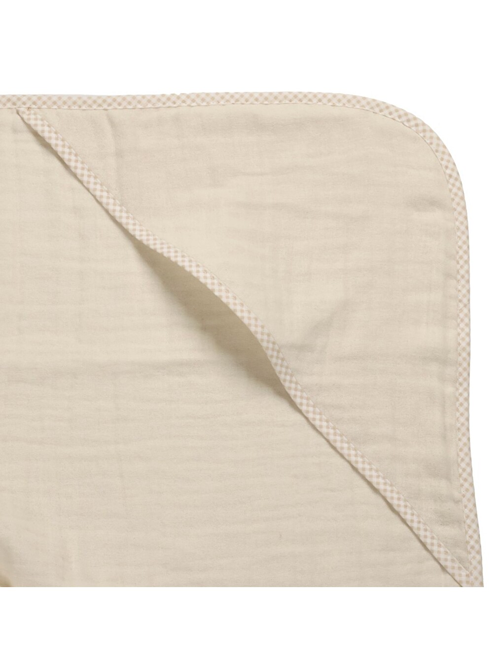 Ekru Bebek Müslin %100 Pamuk Havlu Kundak 80x80cm Renk Seçenekli-3