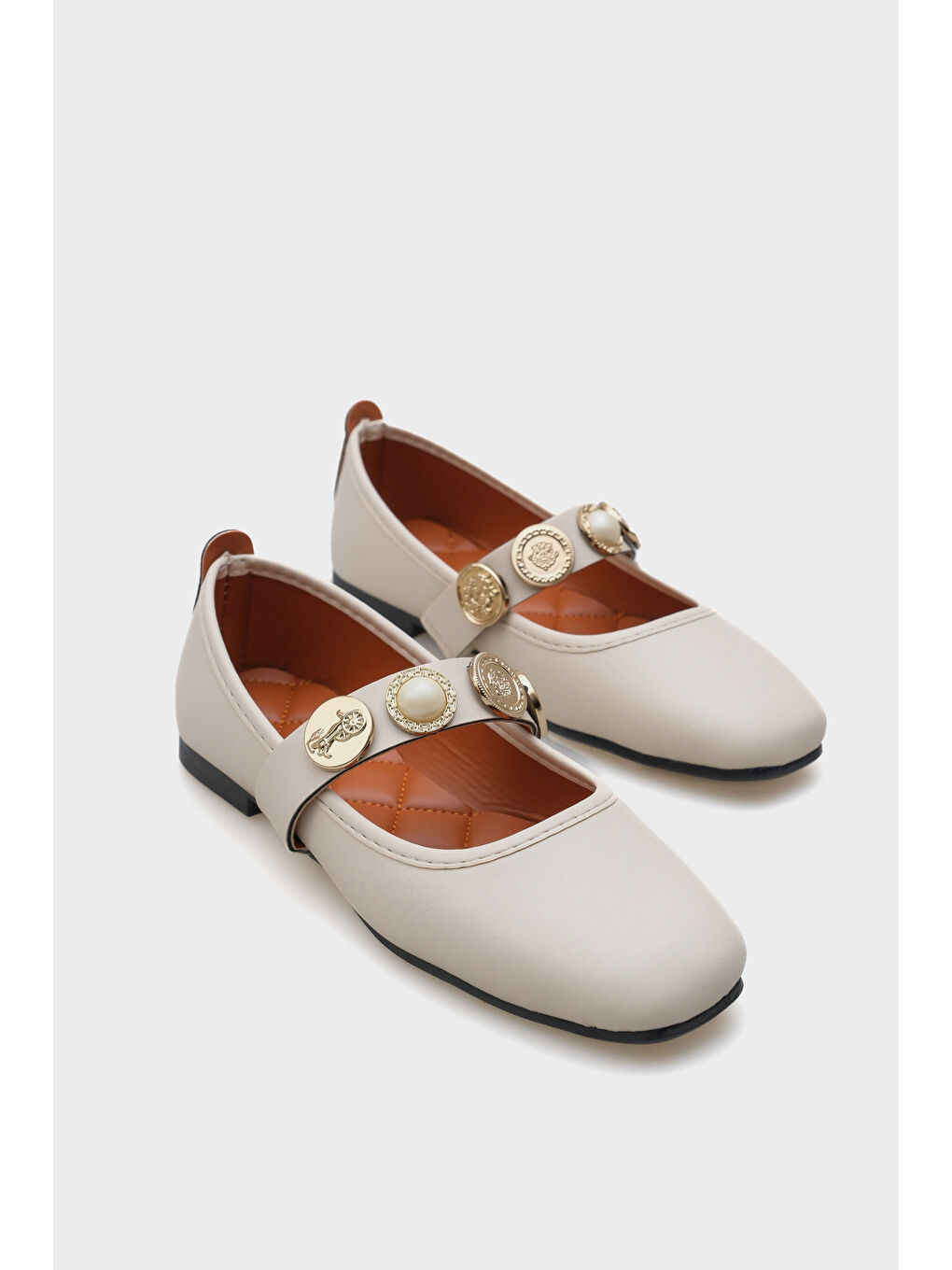 Ekru Mimi Kadın Babet-1