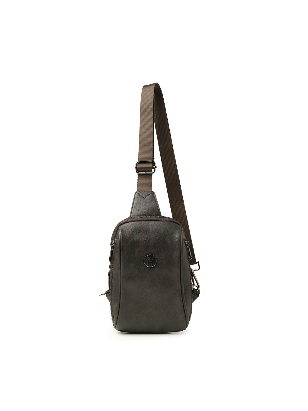 Kahverengi Erkek Göğüs Çantası TH-WS7029ES KAHVE