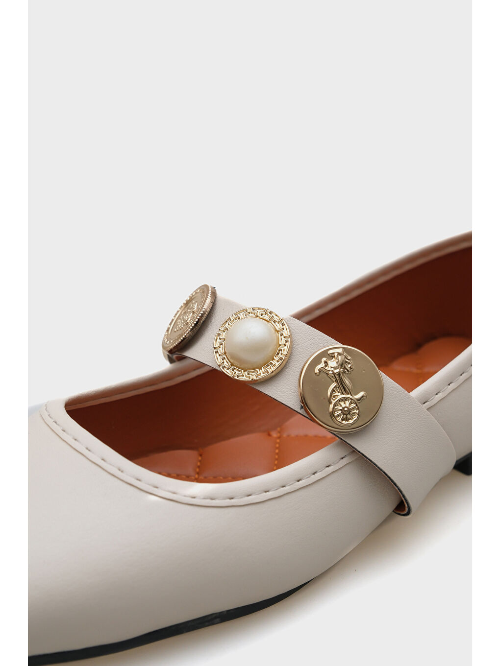 Ekru Mimi Kadın Babet-3