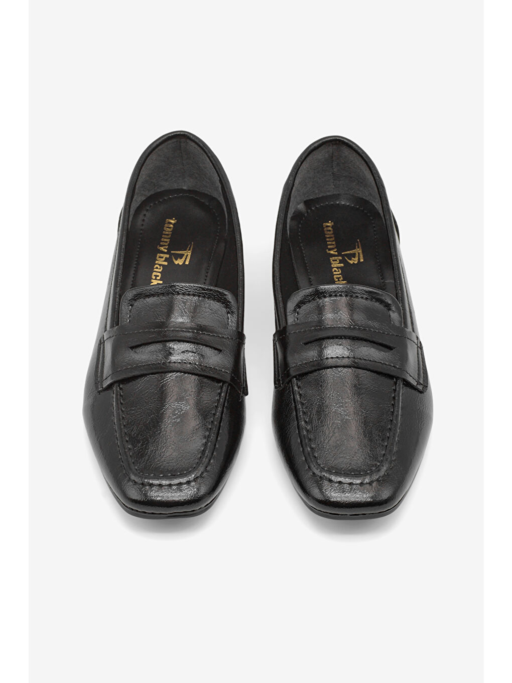 Kadın Siyah Rahat Kalıp Termo Taban Günlük Babet