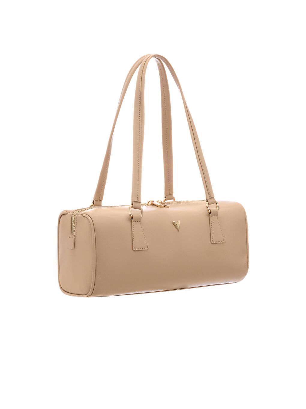 Valeria Bowling Omuz Çantası Bej-2