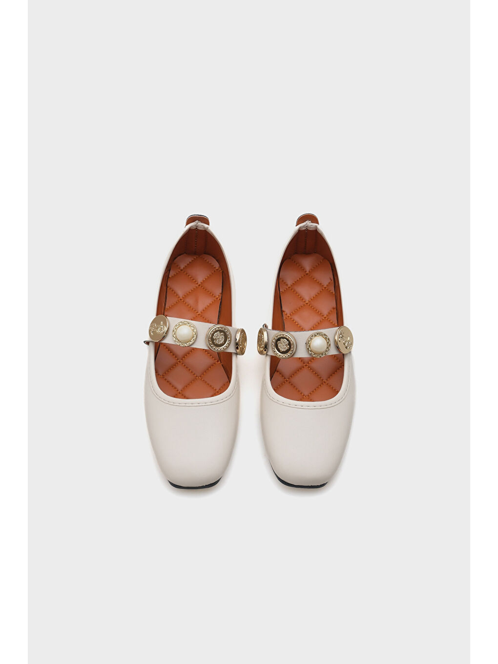 Ekru Mimi Kadın Babet-5