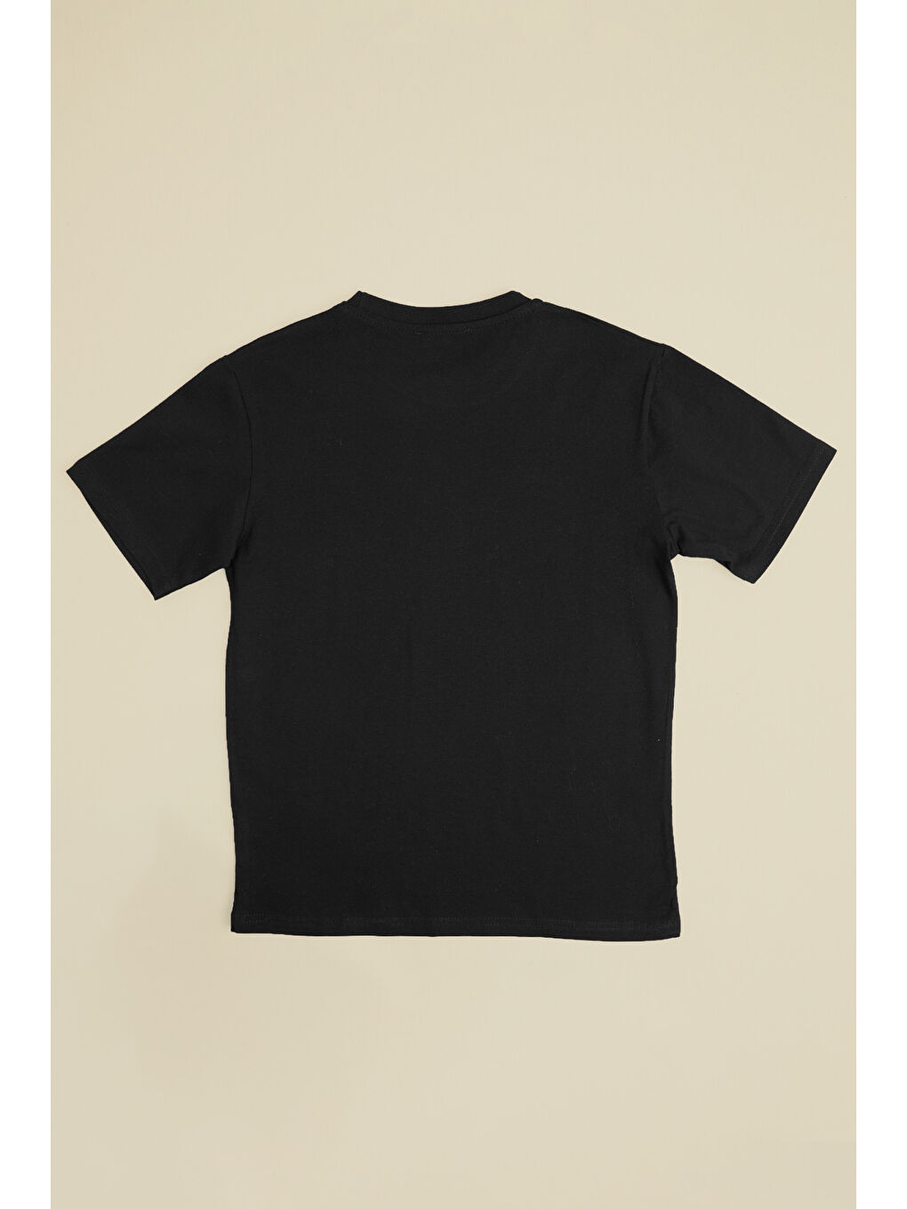 Siyah Believe Yazı Baskılı Erkek Çocuk Tişört-1