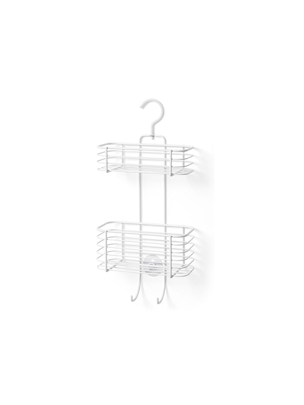 Renksiz Duş Rafı, Asılır, Beyaz-1