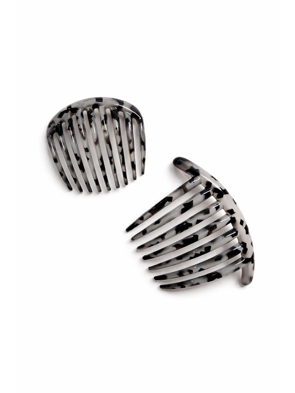 Siyah Kaplumbağa Sırtı Tarak Topuz Tokası 2'li Paket-2