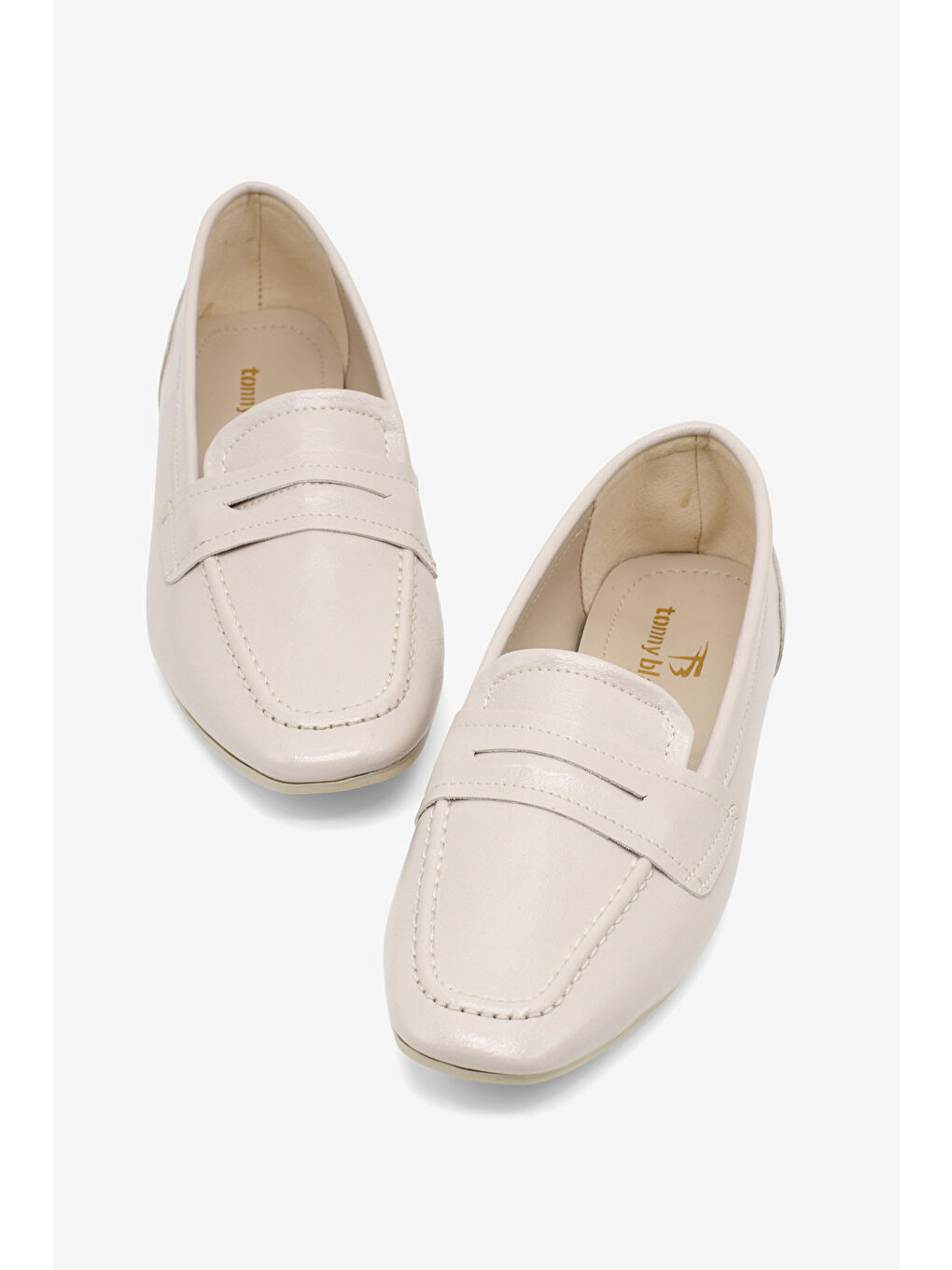 Kadın Bej Rahat Kalıp Termo Taban Günlük Babet