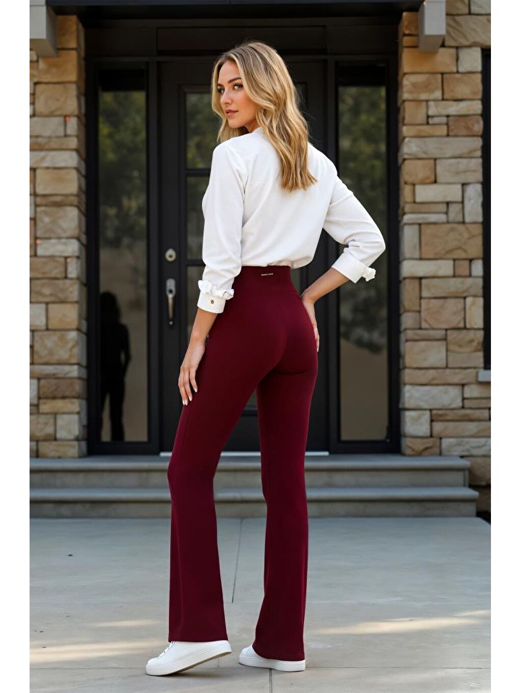 Bordo DS SORA ISPANYOL PAÇA KADIN TAYT 2025-1