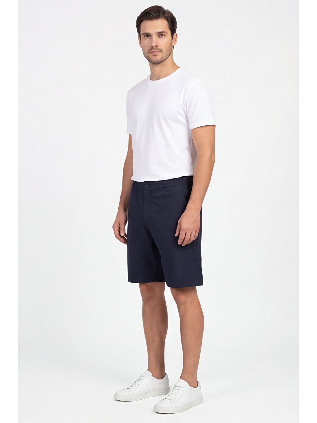 Lacivert Bermuda Shorts-2