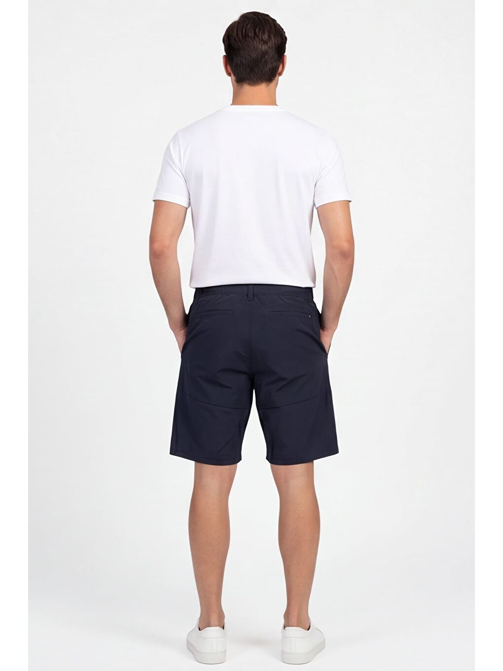 Lacivert Bermuda Shorts-3