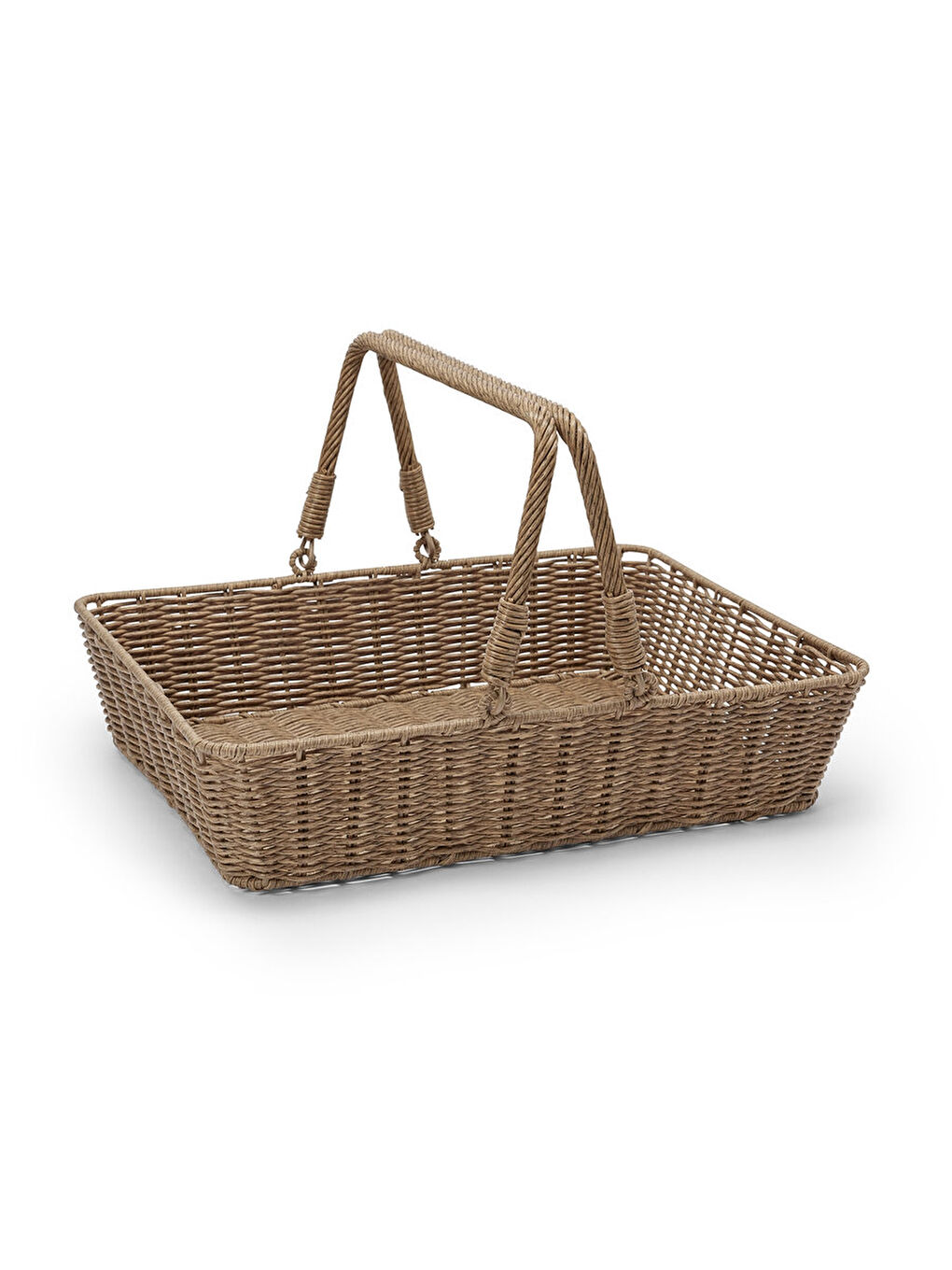 Kahverengi Tepsi Fonksiyonlu Sepet-1