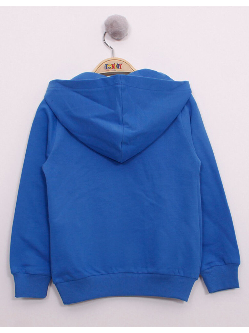 Mavi Erkek Çocuk Pullu U.S.A Bayraklı Nakışlı Sweatshirt-1