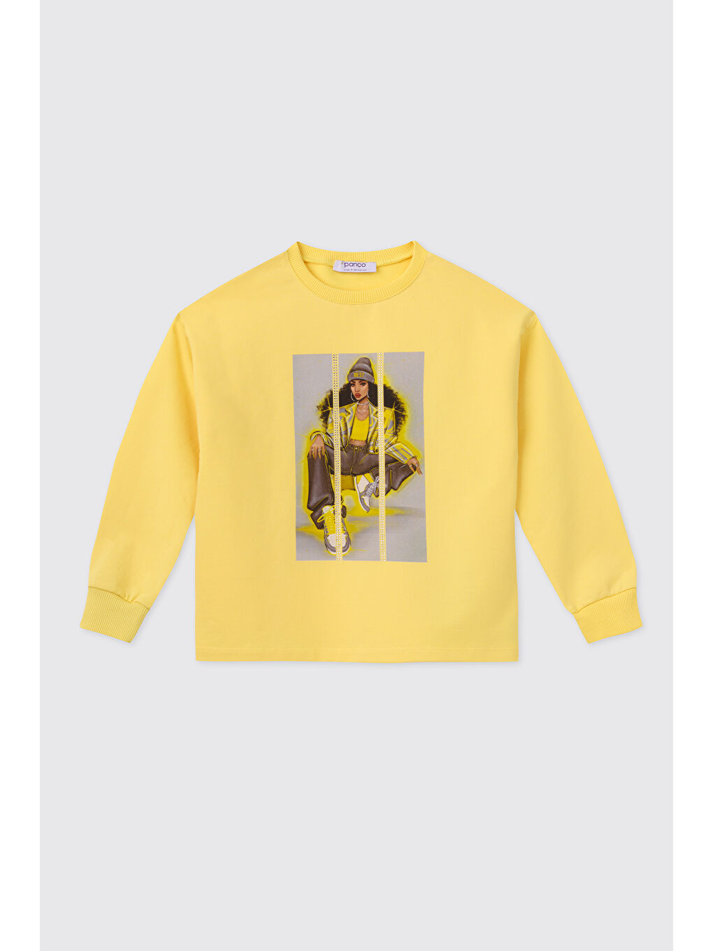 Kız Çocuk Sarı Sweatshirt