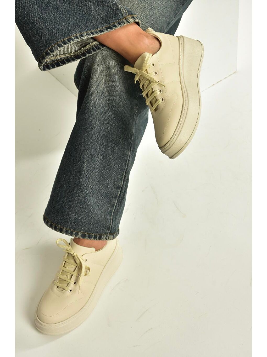 Bej Kadın Spor Ayakkabı T274148309-1