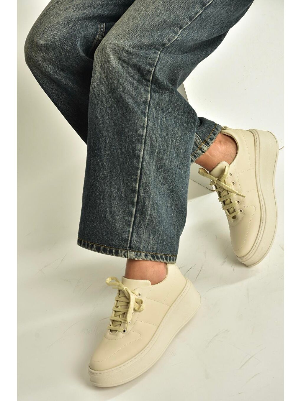 Bej Kadın Spor Ayakkabı T274148309-3