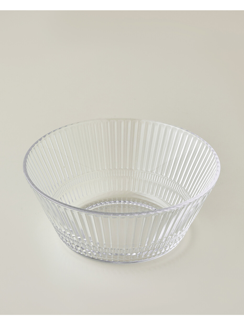 Renksiz Lucent Cam Kase 22 Cm Şeffaf-1