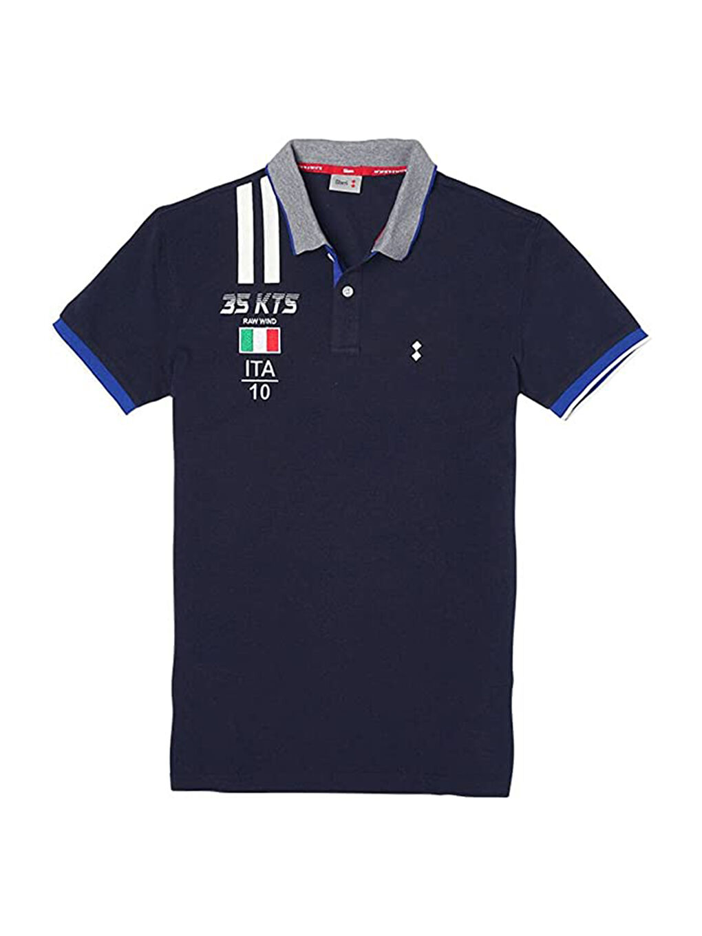 Lacivert Polo E68 Erkek Mavi Polo Tişört-1