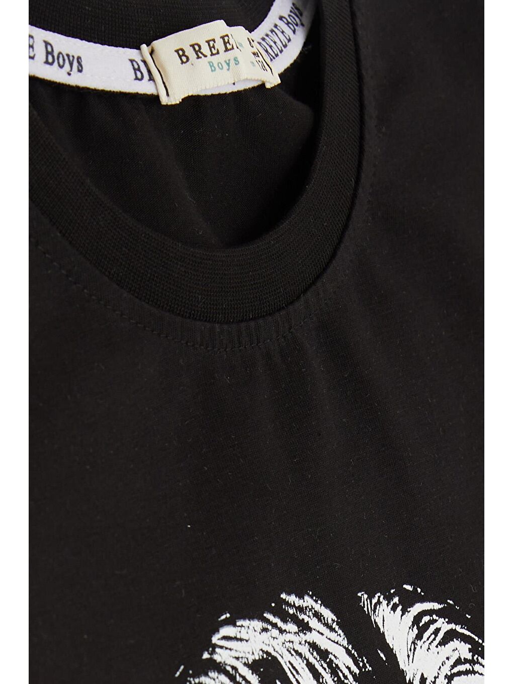 Atatürk Baskılı Çocuk Uzun Kollu Tişört Siyah  (5-14 Yaş)-4