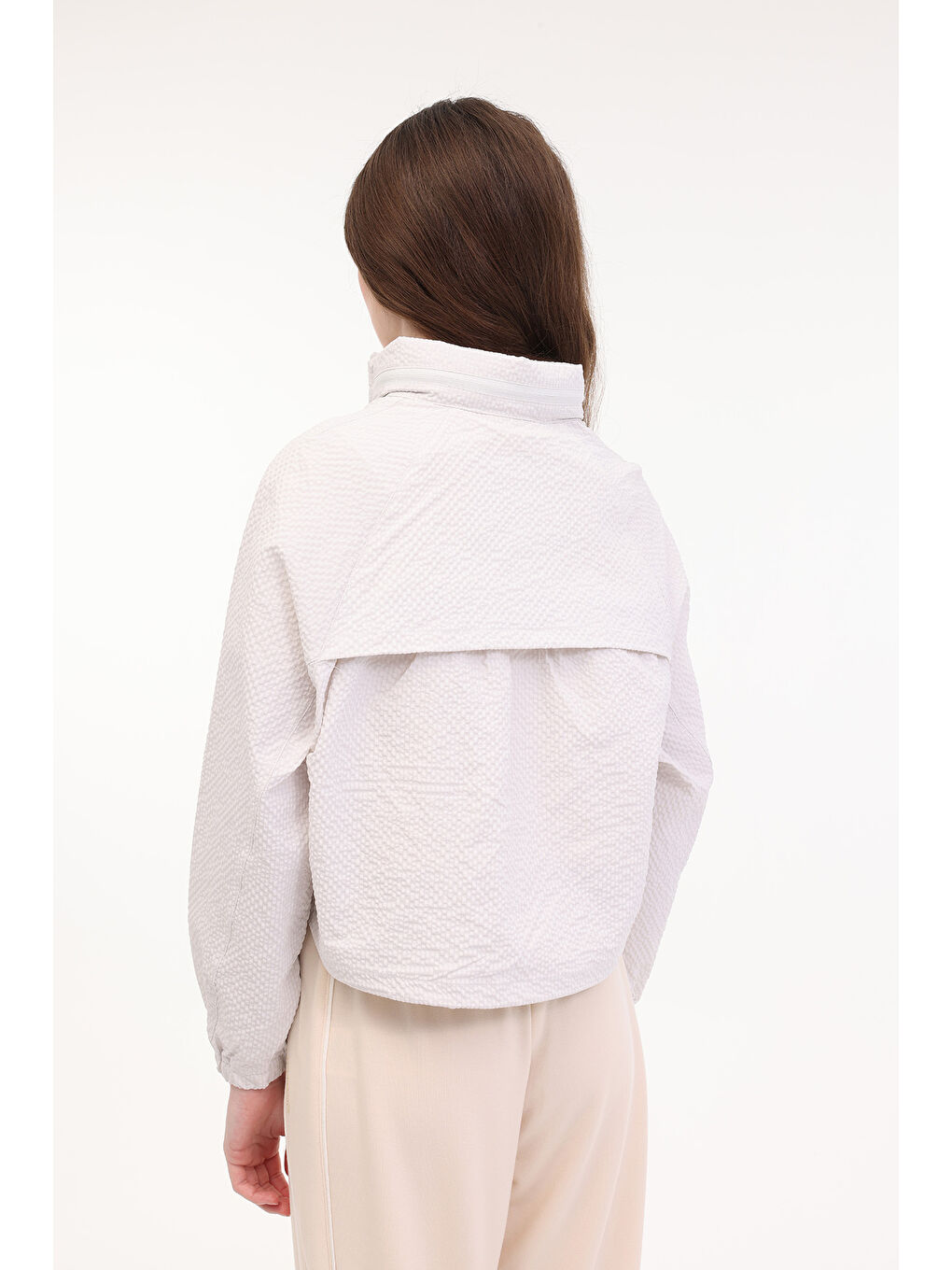 Beyaz WL RAIN 18KT36 5FX KIRIK BEYAZ Kadın Eşofman Üstü-1