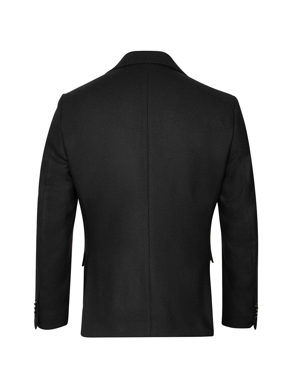 Siyah Comfort Fit Mono Yaka Klasik Ceket-1