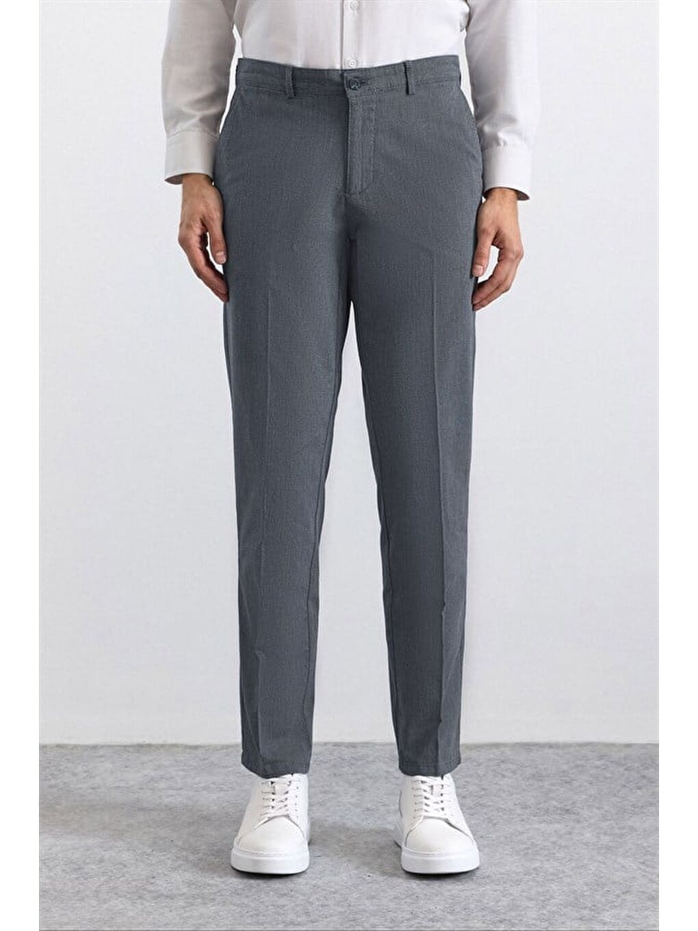 Lacivert Regular Casual Pantolon-1