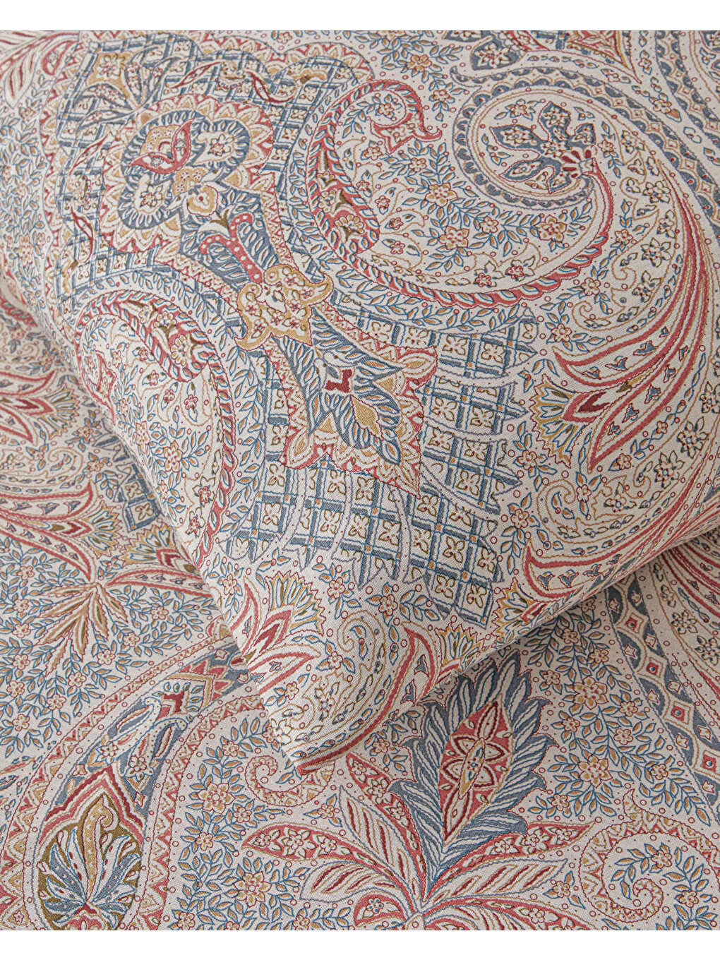 Boho Chic Pamuk Çift Kişilik Nevresim Takımı 200x220 Cm Bej-3