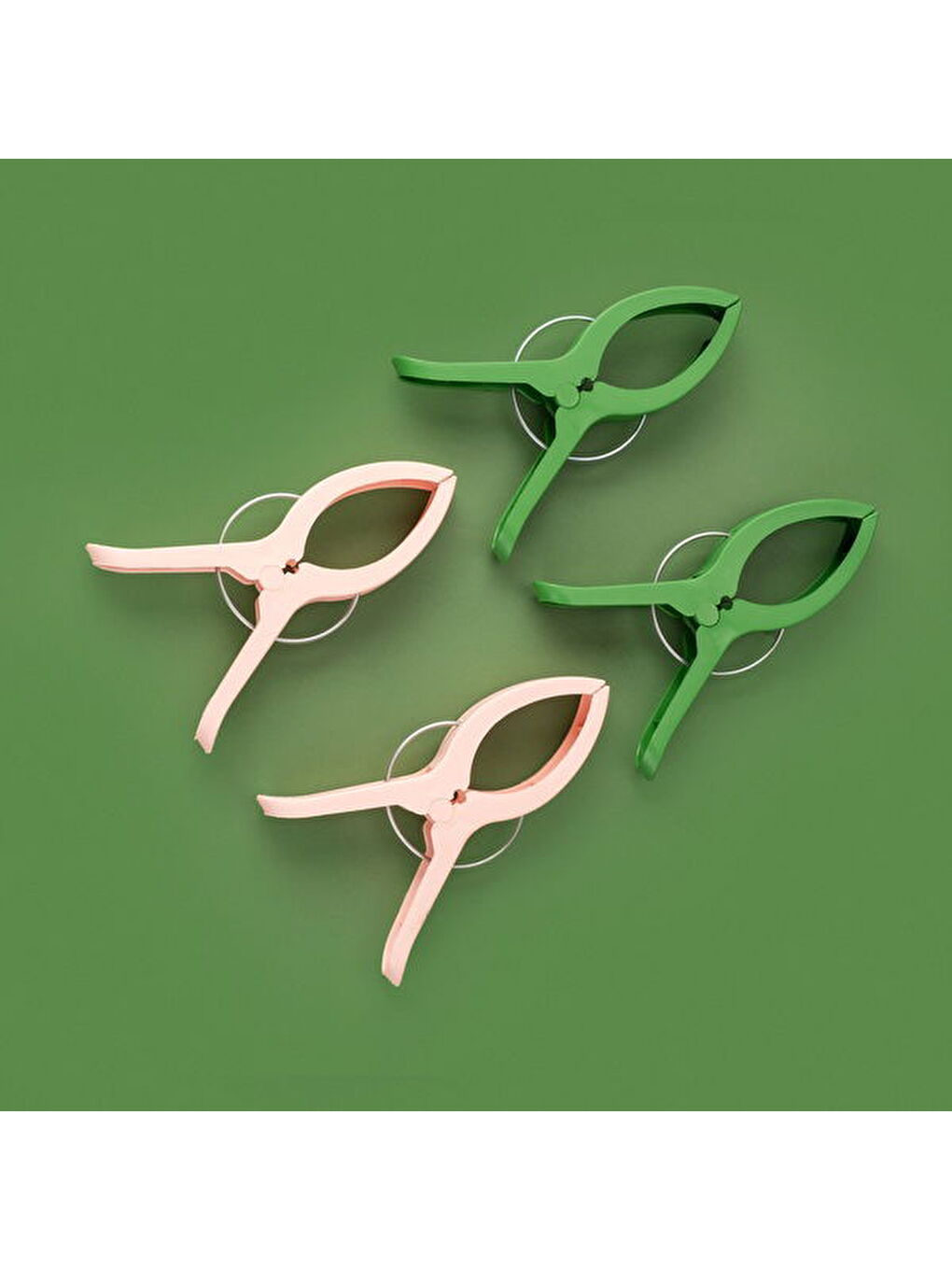 Karışık 2'li Plaj Havlu Mandalı - Asorti