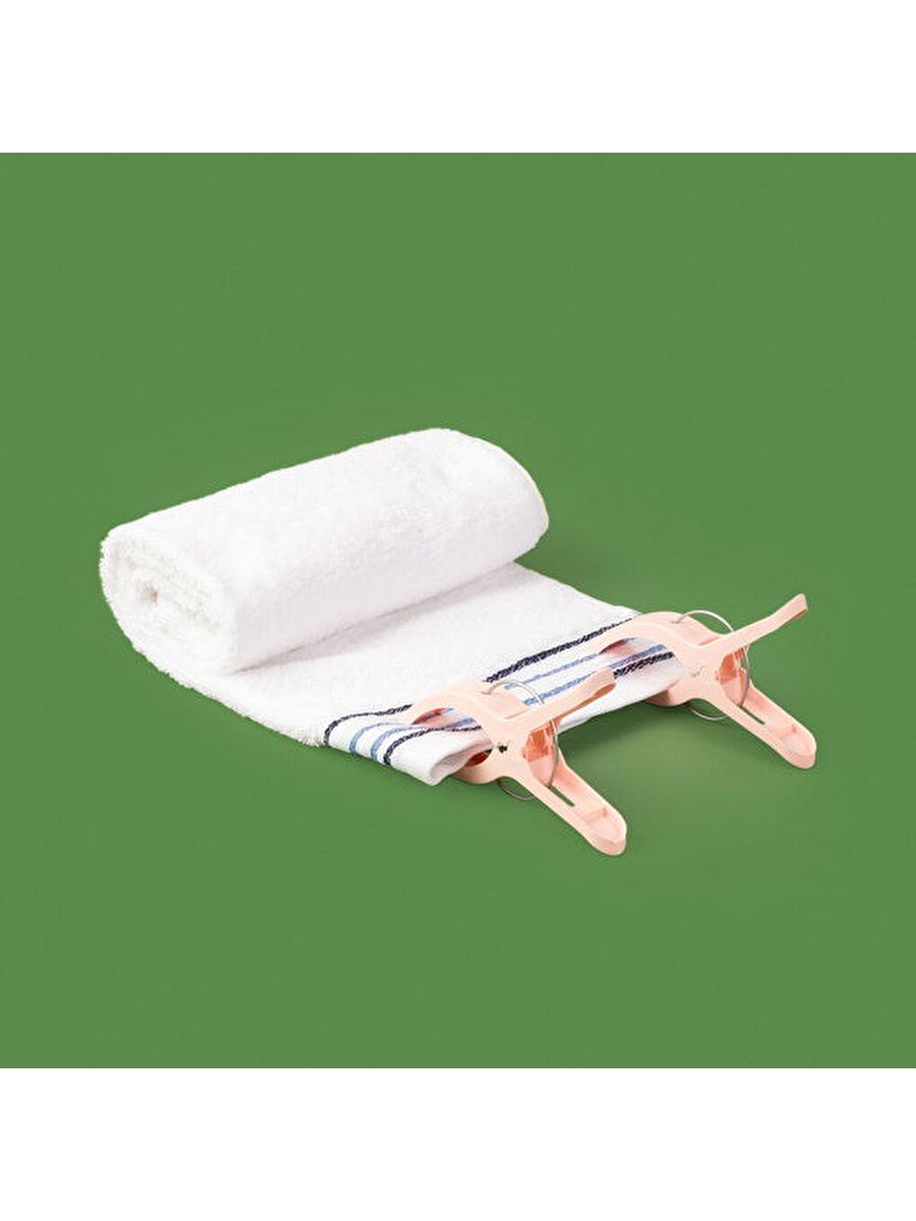 Karışık 2'li Plaj Havlu Mandalı - Asorti-1