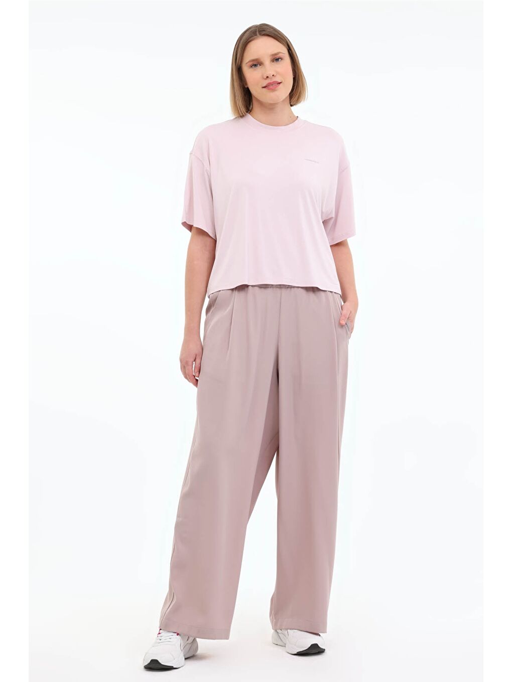 Bej WL BOA 22YOG-901 5FX Vizon Kadın Eşofman Altı-2