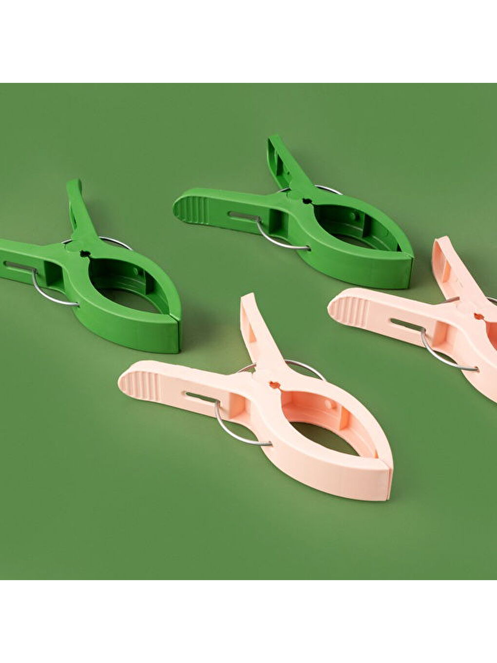 Karışık 2'li Plaj Havlu Mandalı - Asorti-2