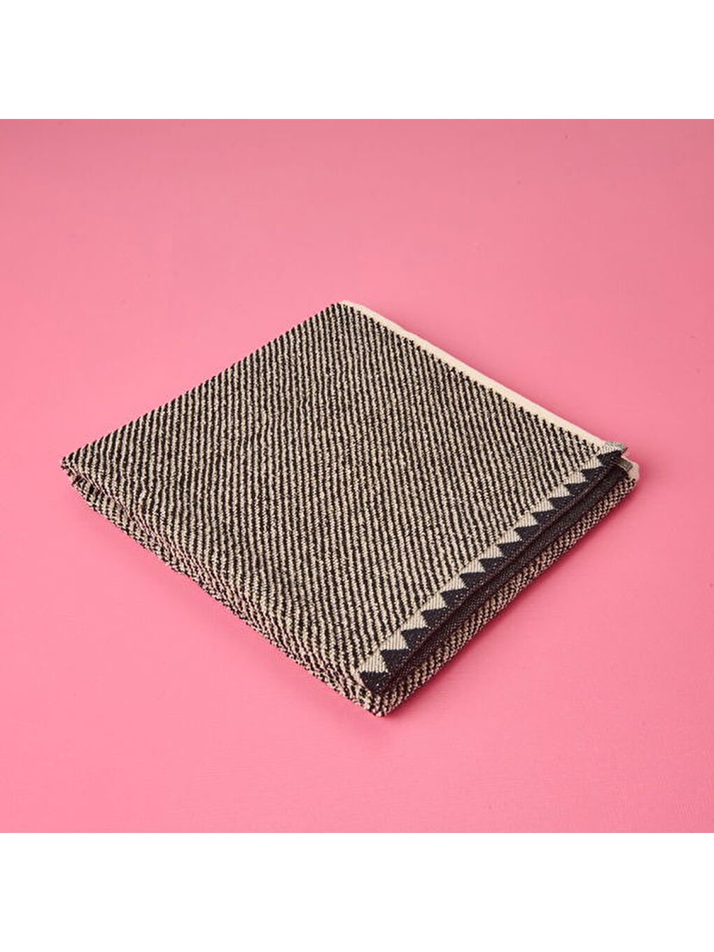 Soft İpliği Boyalı Yüz Havlusu - Bej - 50x80 cm-2