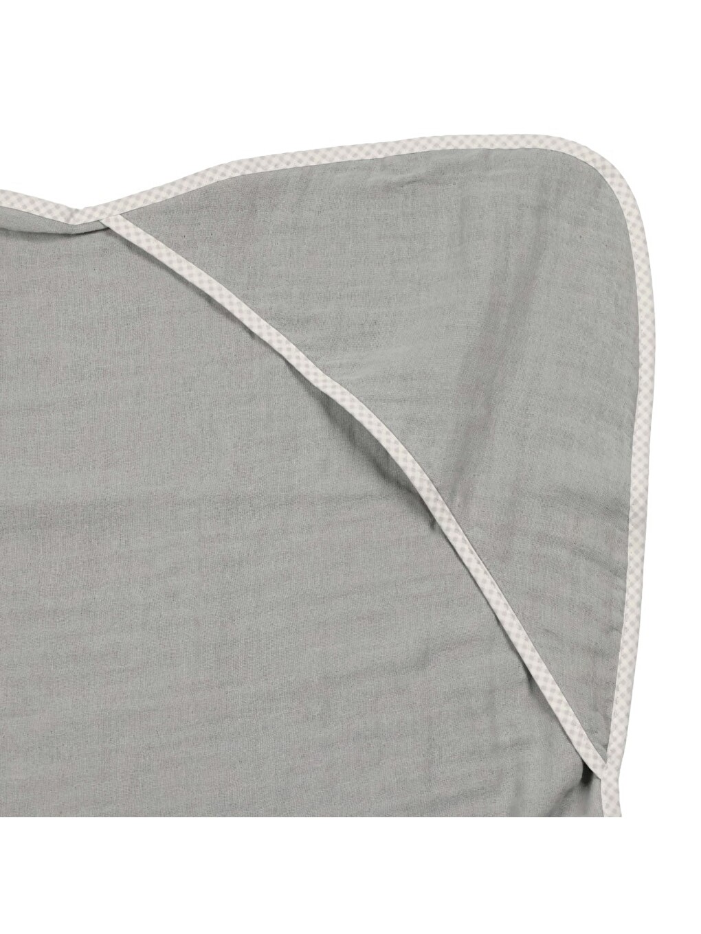 Gri Bebek Müslin %100 Pamuk Havlu Kundak 80x80cm Renk Seçenekli-3
