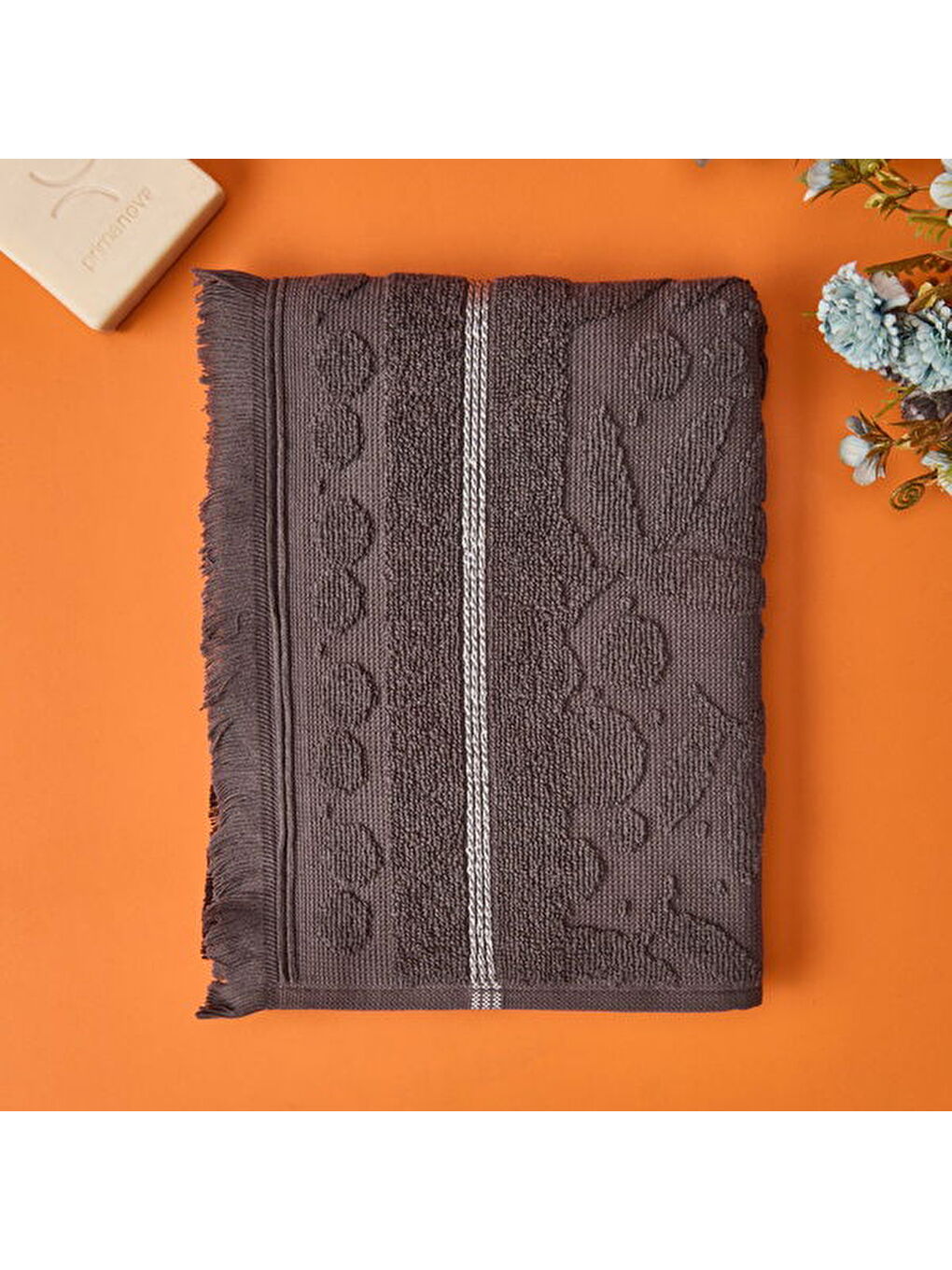 Soft Zeleno Yüz Havlusu - Antrasit - 50x70 cm